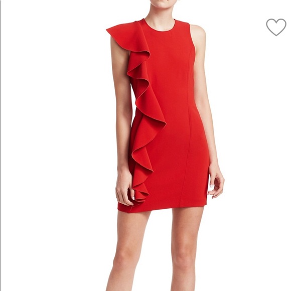 cinq a sept red dress